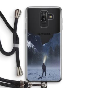 Wanderlust: Samsung Galaxy J8 (2018) Transparant Hoesje met koord