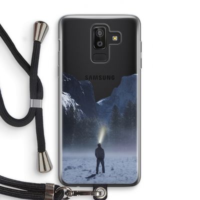 Wanderlust: Samsung Galaxy J8 (2018) Transparant Hoesje met koord