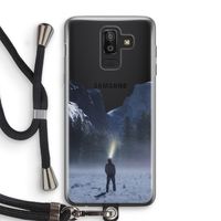 Wanderlust: Samsung Galaxy J8 (2018) Transparant Hoesje met koord