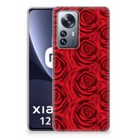 Xiaomi 12 Pro TPU Case Red Roses