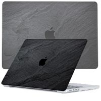 Lunso MacBook Pro 16 inch (2021-2024) cover hoes - case - Black Stone