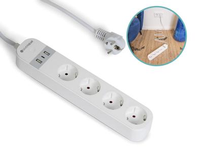 Silvergear Slimme Wifi Stekkerdoos - USB-C en USB-A