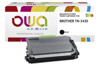 Toner owa brother tn-3430bk zwart