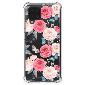 Samsung Galaxy A12 Case Butterfly Roses