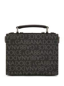 Dolce & Gabbana mini sac à logo imprimé - Noir