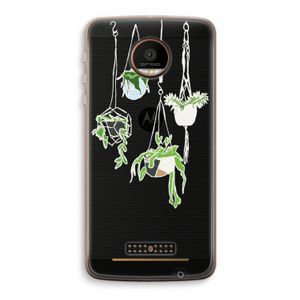 Hang In There: Motorola Moto Z Force Transparant Hoesje