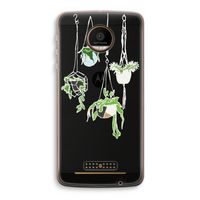 Hang In There: Motorola Moto Z Force Transparant Hoesje