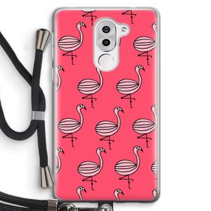 Flamingo: Honor 6X Transparant Hoesje met koord