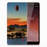 Nokia 1 Plus | TPU Hoesje | Olifanten