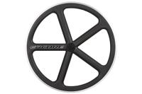 Encore 700C 5 Spaken Voorwiel - Zwart - Carbon Weven Encore 700C 5 Spaken Voorwiel - Zwart - Carbon Weven