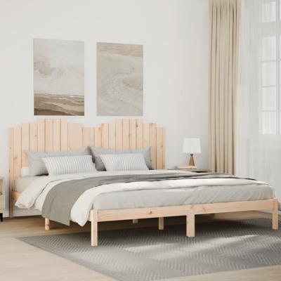 Bedframe extra lang zonder matras massief hout 180x220 cm