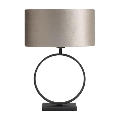 Highlight Design tafellampSiena zwart rond - T1291.01 + O4443.20