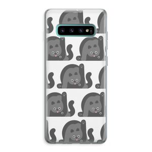 Cats: Samsung Galaxy S10 Plus Transparant Hoesje