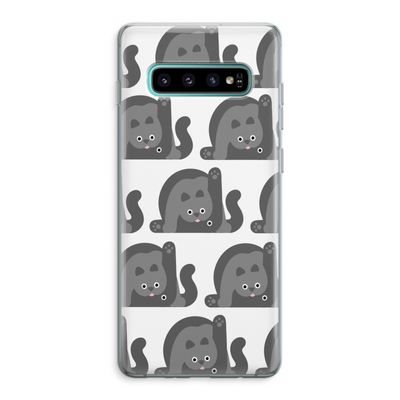 Cats: Samsung Galaxy S10 Plus Transparant Hoesje