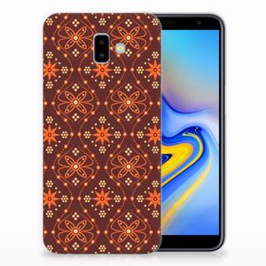 Samsung Galaxy J6 Plus (2018) TPU bumper Batik Brown