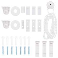 VidaXL 30-delig rolgordijnbeslag 18 mm