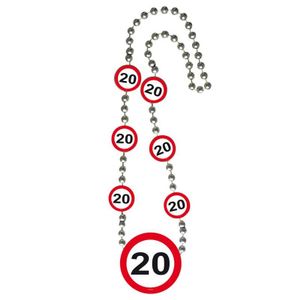 20 Jaar Verkeersbord Ketting