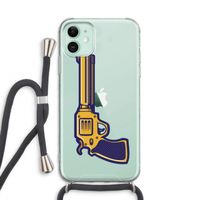 Pew Pew Pew: iPhone 11 Transparant Hoesje met koord