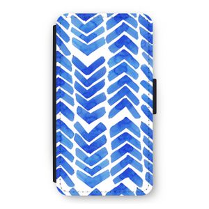 Blauwe pijlen: iPhone 11 Pro Flip Hoesje