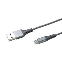 Celly - USB-Lightning Kabel Nylon, Grijs - Celly - thumbnail
