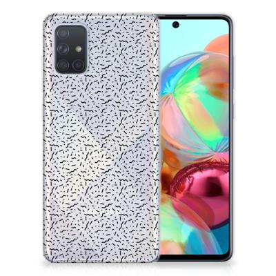 Samsung Galaxy A71 | TPU bumper | Stripes Dots