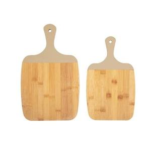 present time - Snijplank set Gourmet - Bruin - 23x38 cm