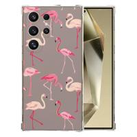 Samsung Galaxy S25 Ultra Hoesje - Flamingo TPU Antishock