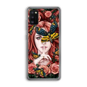 Lady Moth: Samsung Galaxy A41 Transparant Hoesje