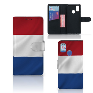 Samsung Galaxy M21 | M30s Bookstyle Case Nederlandse Vlag