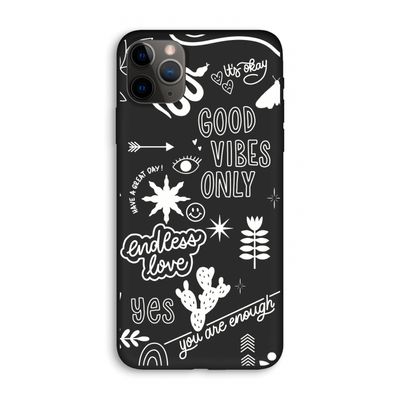 Good vibes: iPhone 11 Pro Max Biologisch afbreekbaar hoesje