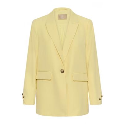 Culture - Geel | unisex | Blazer | Geel | 42 | regular | Kamst mode