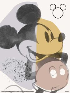 Mickey Mouse Haven Art Print 30x40cm