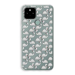 Zwanen: Google Pixel 5 Transparant Hoesje