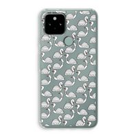 Zwanen: Google Pixel 5 Transparant Hoesje
