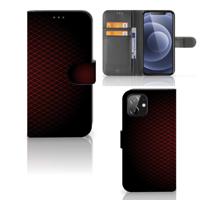 iPhone 12 | 12 Pro (6.1") | Telefoon Hoesje | Geruit Rood