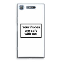 Safe with me: Sony Xperia XZ1 Transparant Hoesje