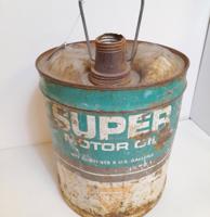 Conoco Super Motor Oil 5 Gallon Oil Can - Original