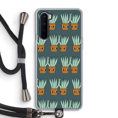 Sansevieria: OnePlus Nord Transparant Hoesje met koord