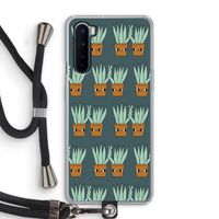 Sansevieria: OnePlus Nord Transparant Hoesje met koord