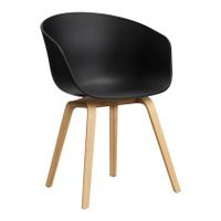 HAY About a Chair AAC22 Stoel - Oak - Black - thumbnail