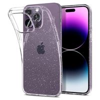 Spigen Liquid Crystal Glitter iPhone 14 Pro Max Hoesje - Doorzichtig - thumbnail