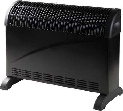 Domo convector verwarming Turbo, zwart
