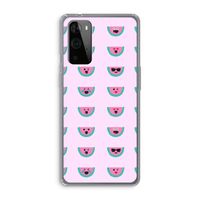 Smiley watermeloenprint: OnePlus 9 Pro Transparant Hoesje