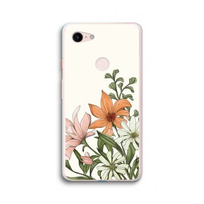 Floral bouquet: Google Pixel 3 XL Transparant Hoesje
