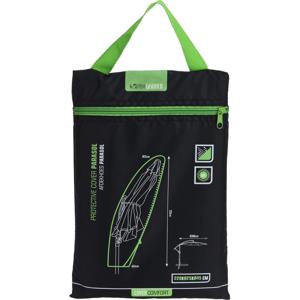 Beschermhoes hangparasol - zwart - 45 x 220 cm - UV-bestendig - parasol afdekhoes - hoes