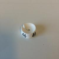 MB wit/zwart 46 voor op kledinghanger
