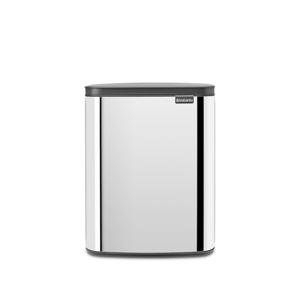 Brabantia Bo Waste Bin, 12L - Brilliant Steel