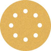Bosch Accessoires Expert C470 schuurpapier voor excenterschuurmachines 115 mm, 8 gaten, K60 5-delig - 2608900795