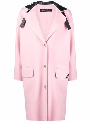 Lanvin manteau à capuche - Rose
