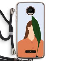 Leaf: Motorola Moto Z Force Transparant Hoesje met koord